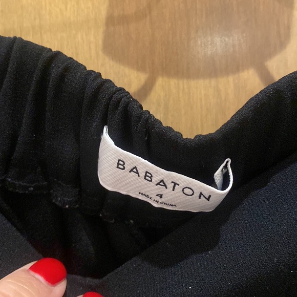 Babaton Conan Pant in Black Crepe - Picture 2 of 3